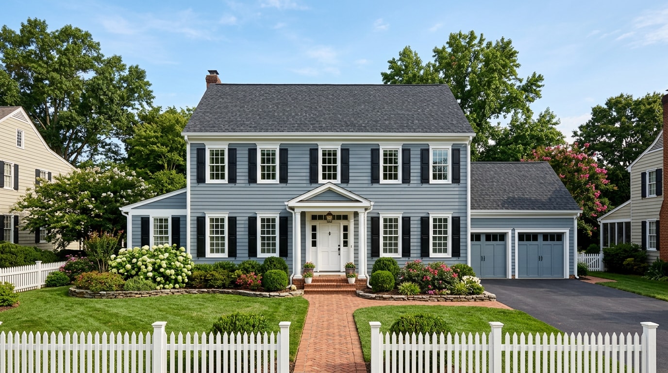 Freshly painted home exterior in Winchester, VA