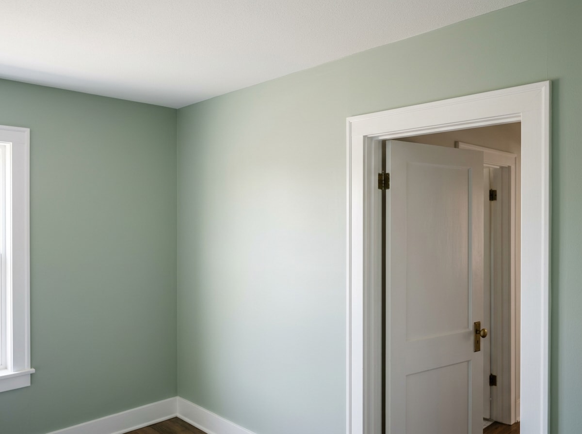 freshly painted interior living room in a Winchester, VA home