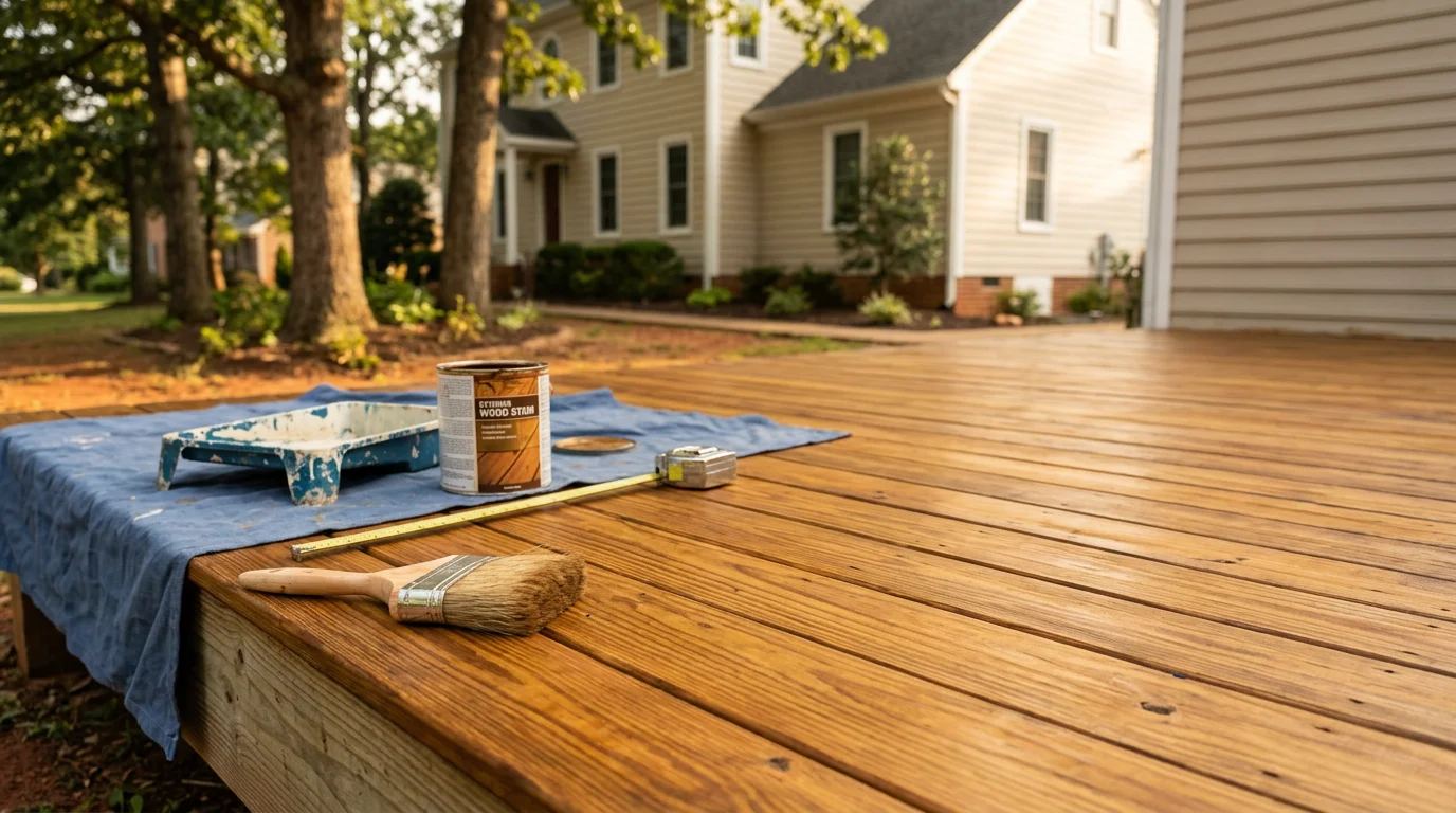 Deck staining, fence staining, and barn painting in Winchester Virginia